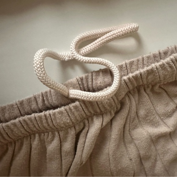 Taupe Ribbed Lounge Set - Picture 4 of 8